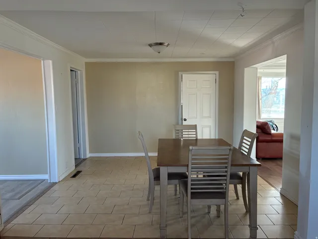 View from kitchen