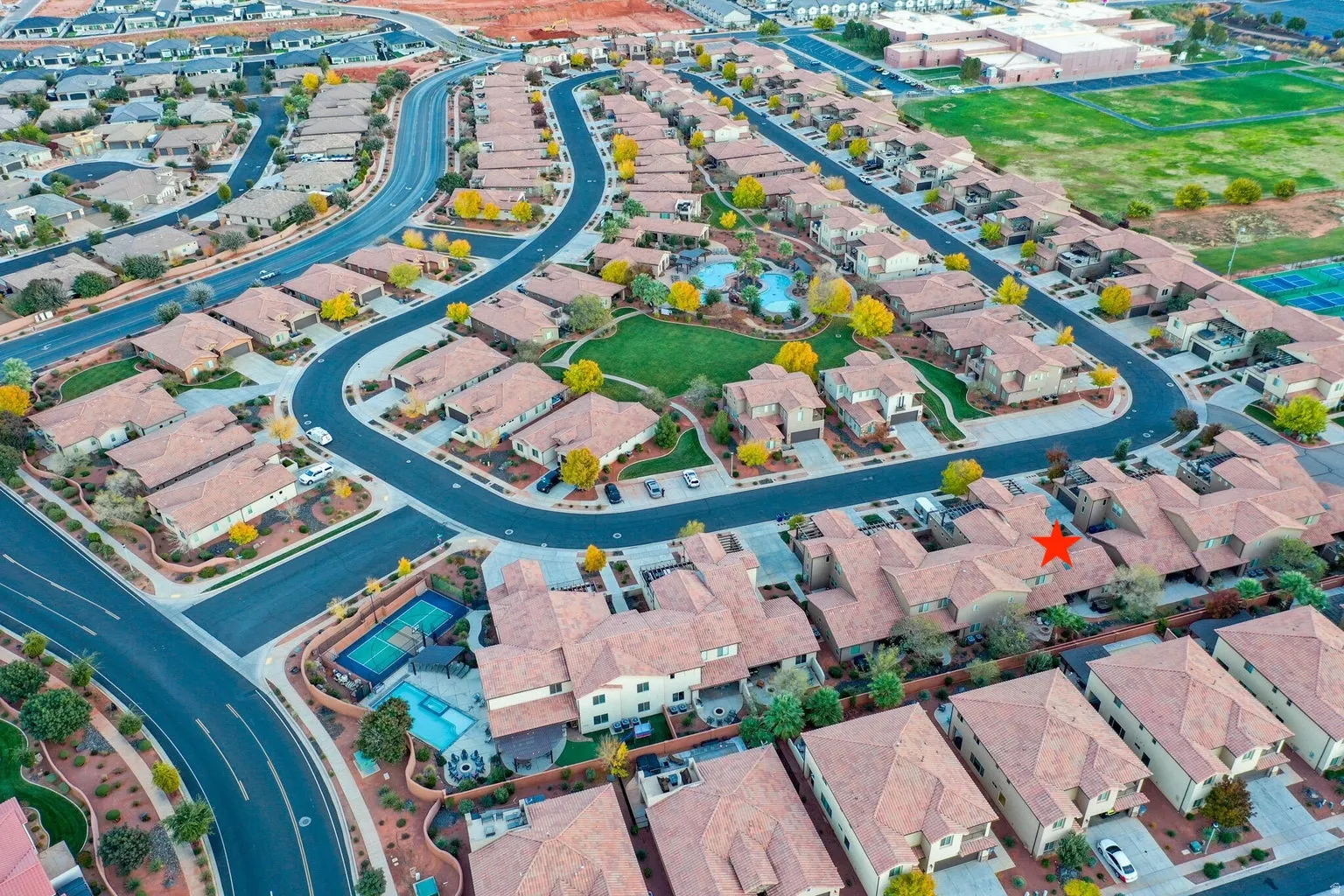 View of property location featuring nearby suburban area