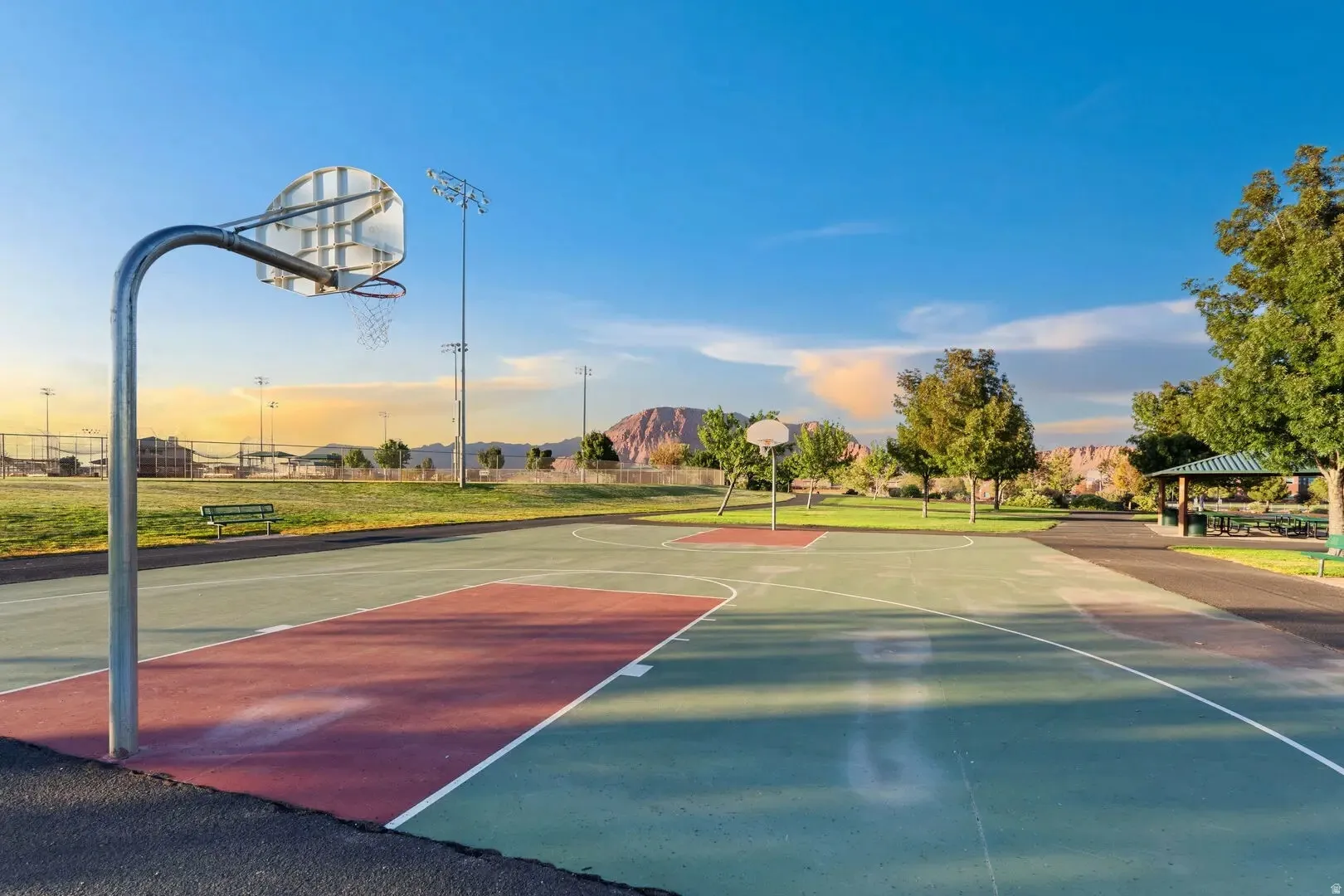Direct access from the development to the amenities at Gubler Park.