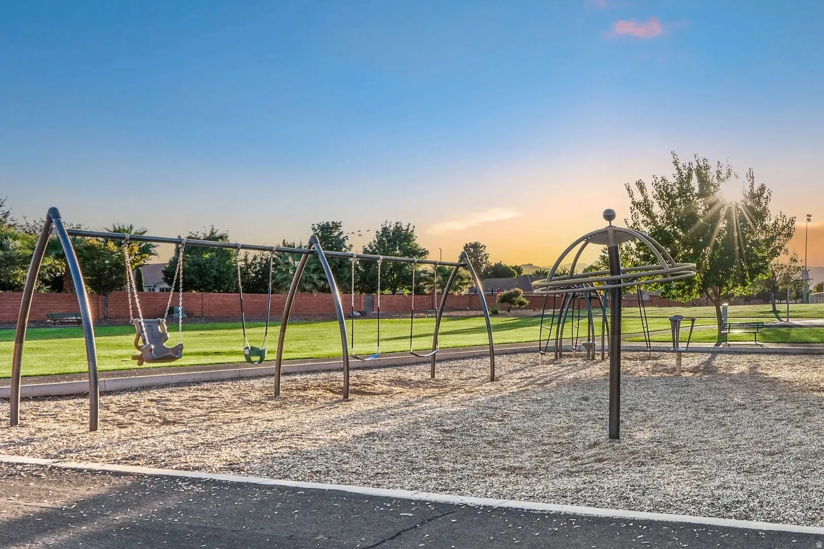 Direct access from the development to the amenities at Gubler Park.