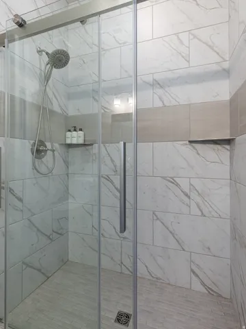 Full bath with a stall shower