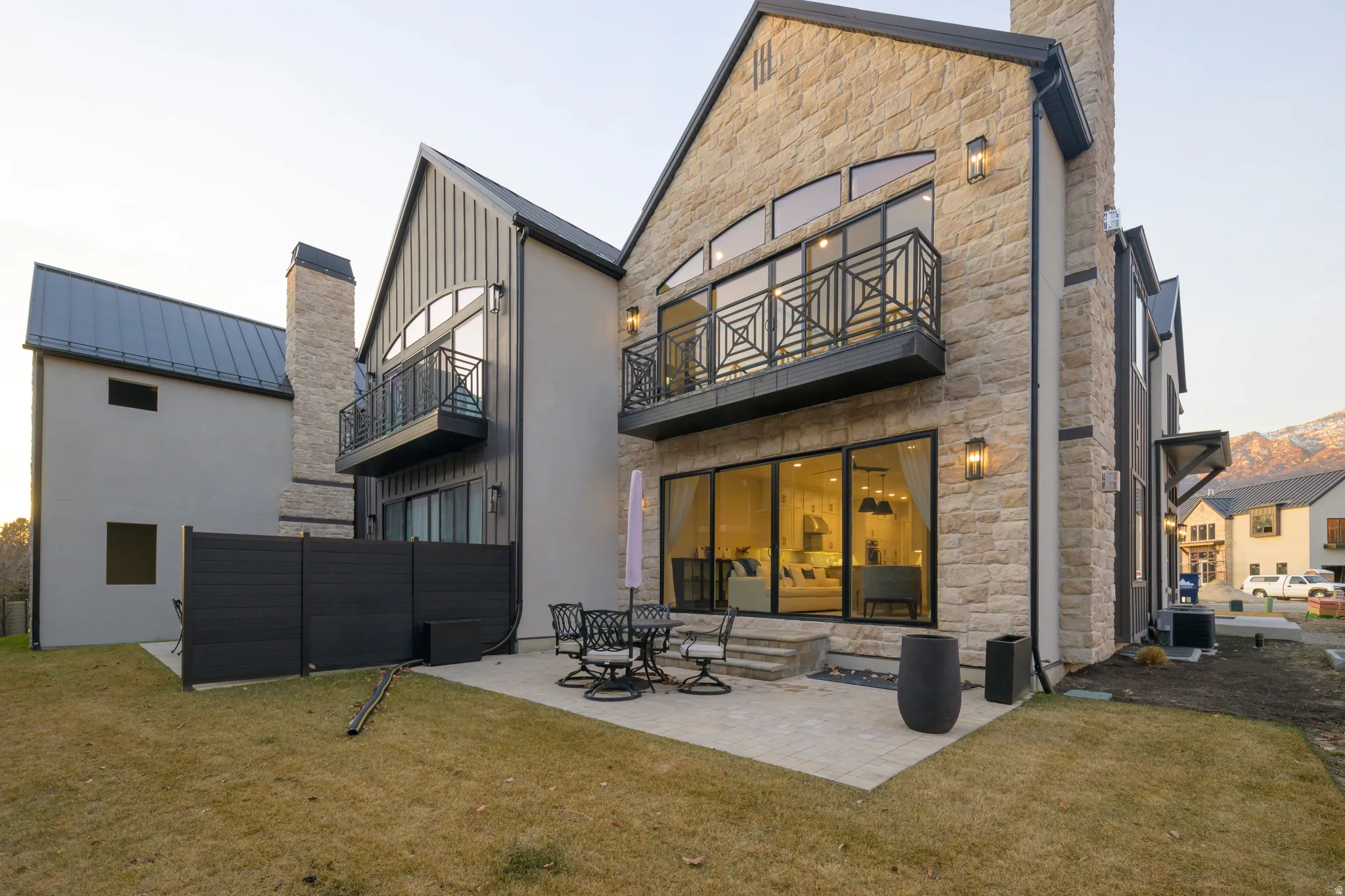 Enjoy breakfast or a barbecue on your back patio