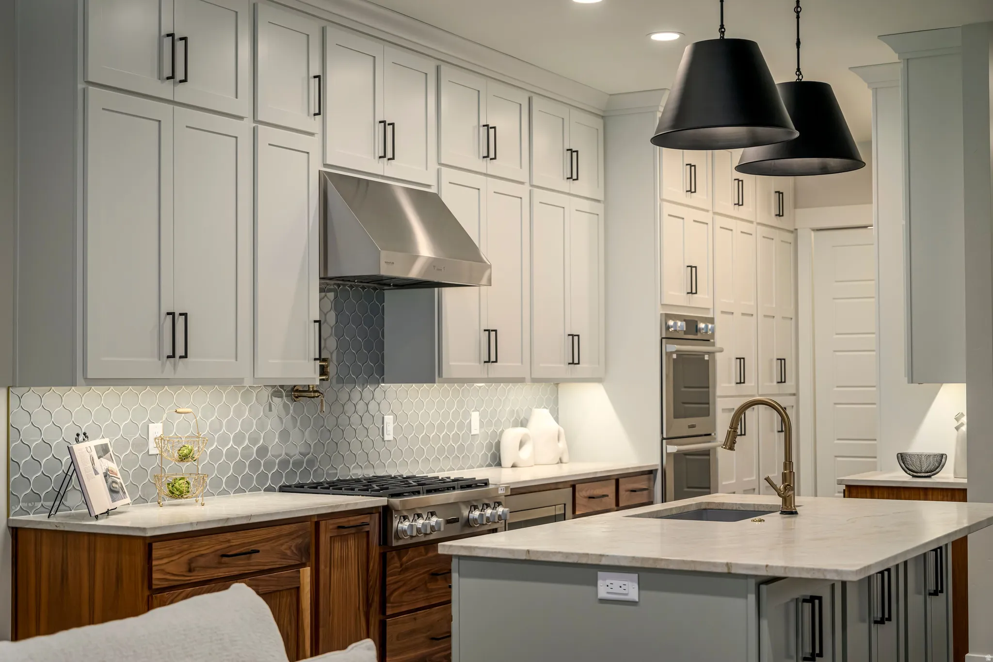 Gourmet kitchen with tons of storage.
