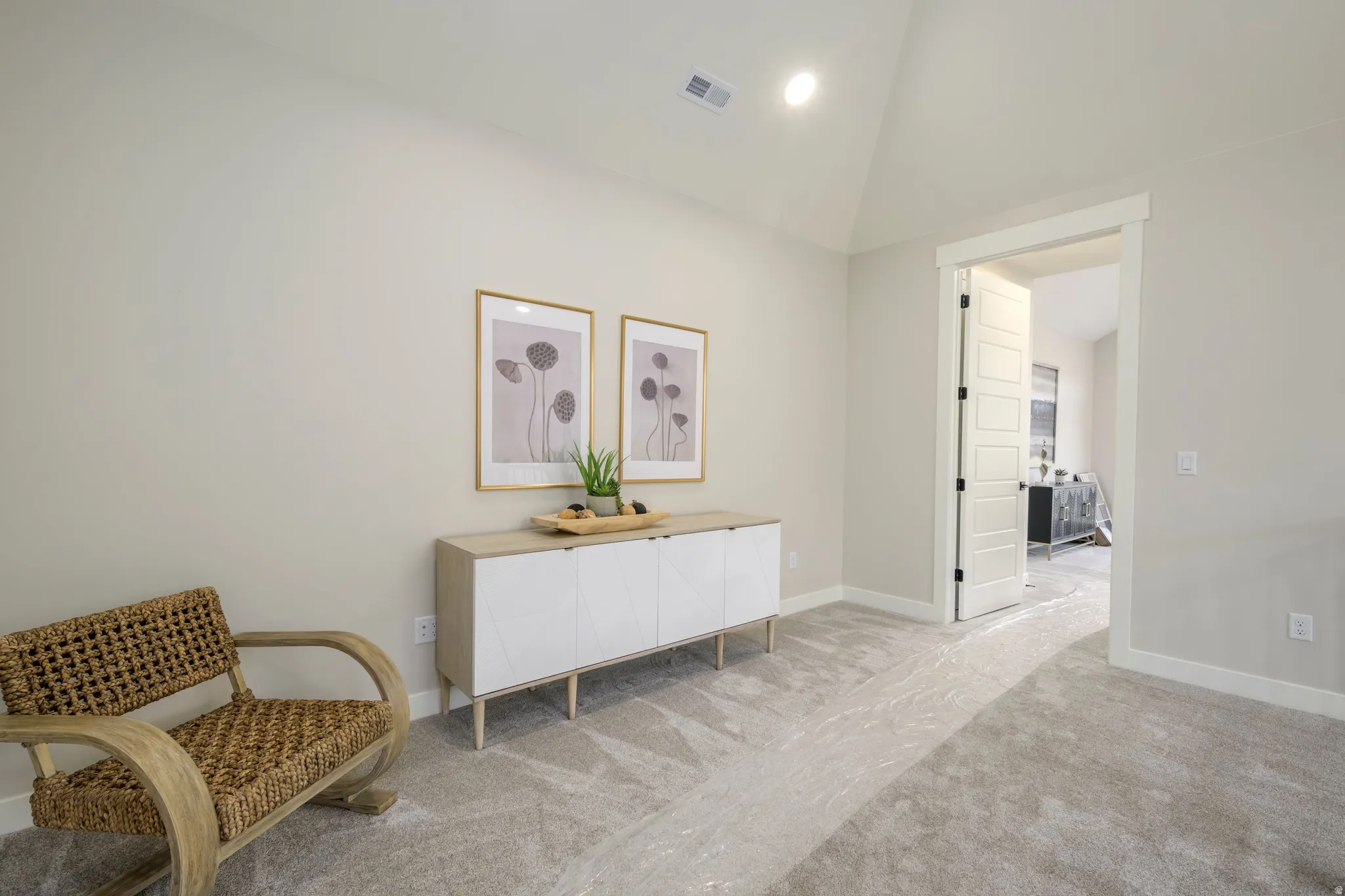Loft reading area