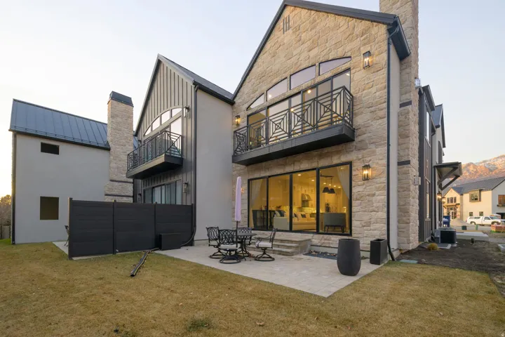 Enjoy breakfast or a barbecue on your back patio