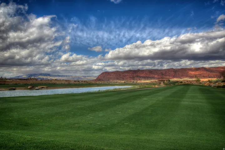Surrounding community with a water and mountain view