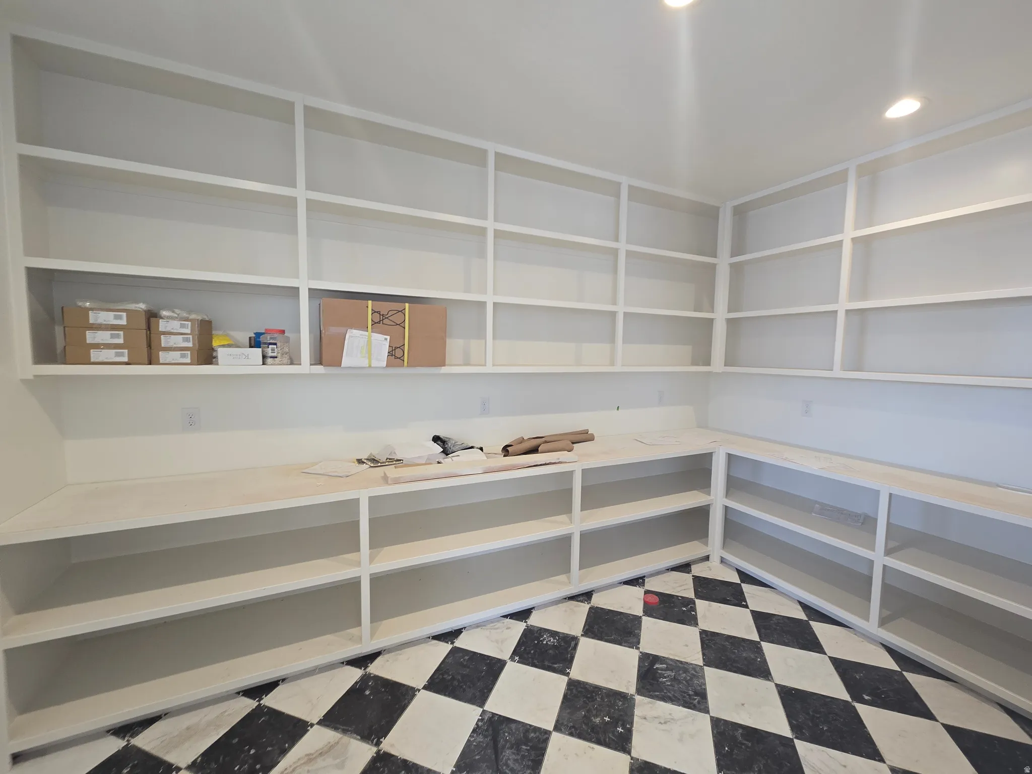View of storage area