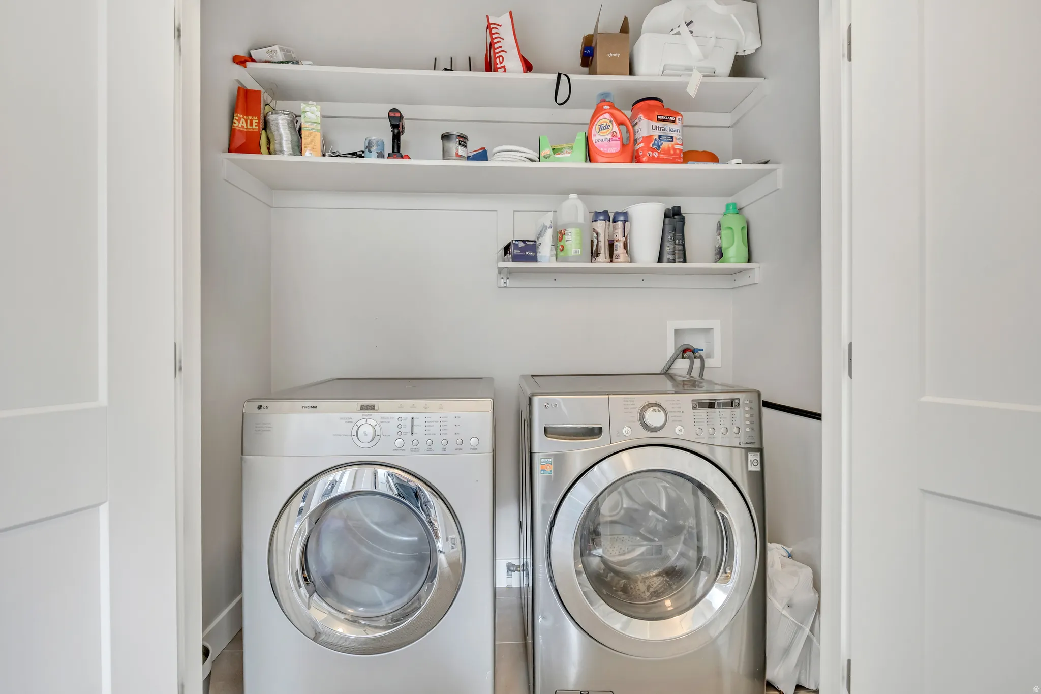 Laundry area featuring washer and dryer