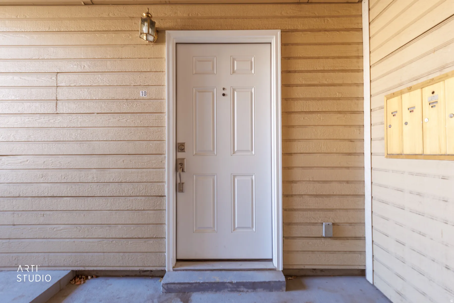 View of exterior entry