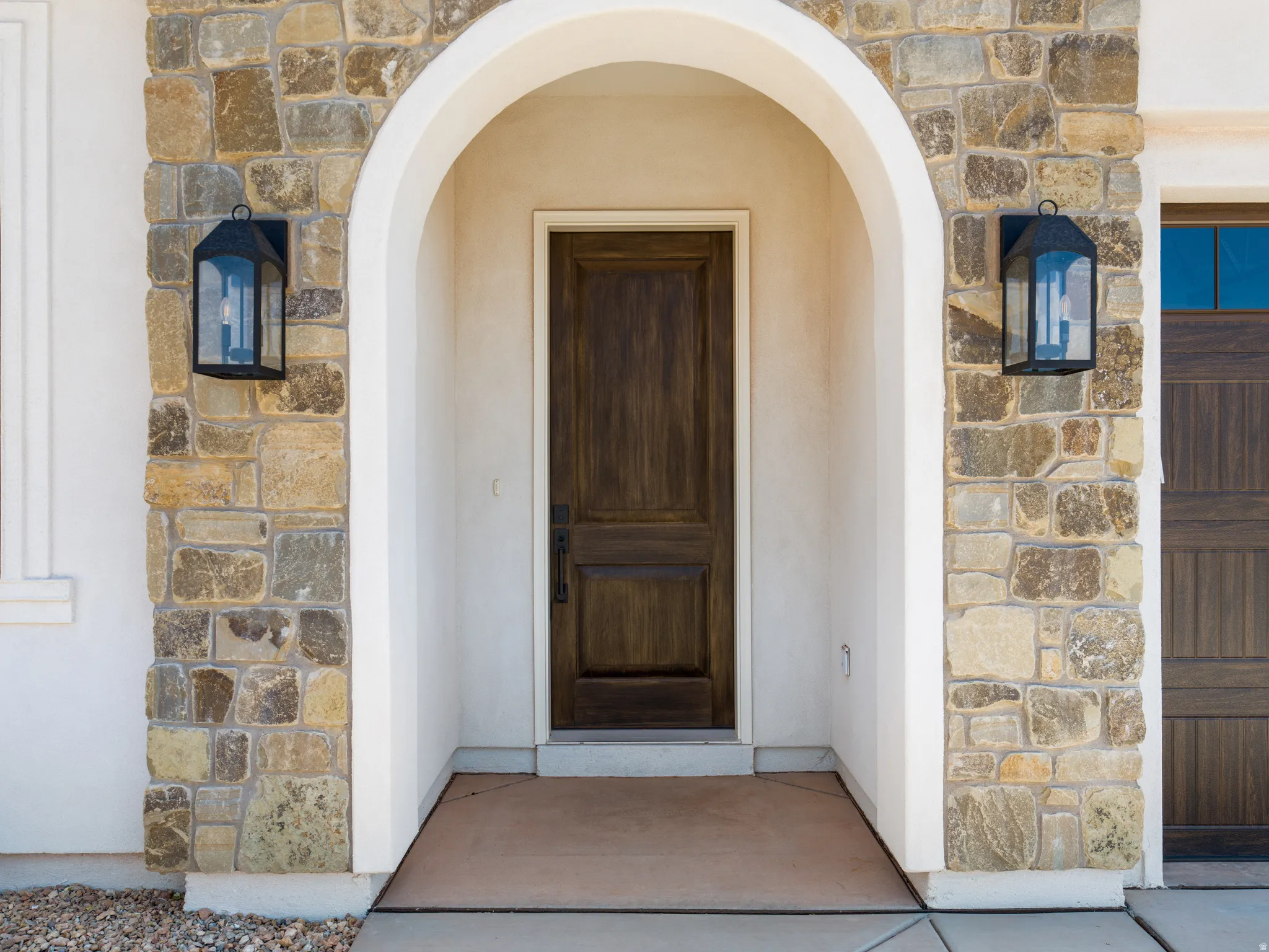 Exterior entry