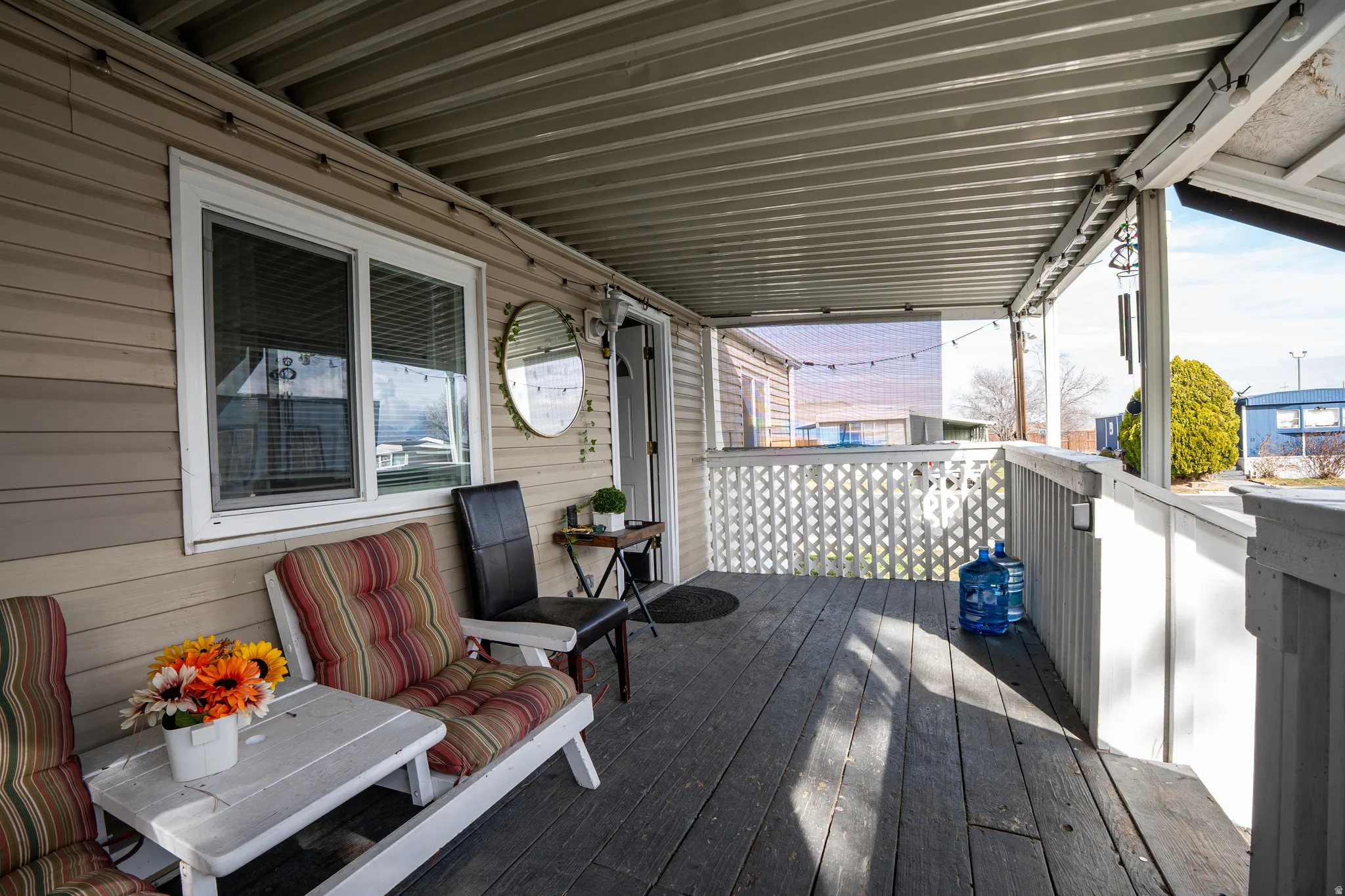 View of deck