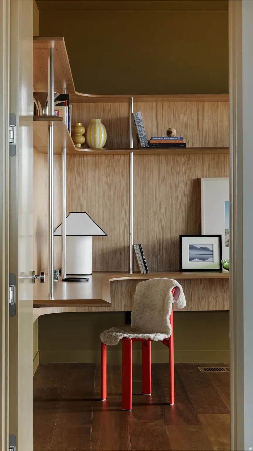 Office with Custom Desk