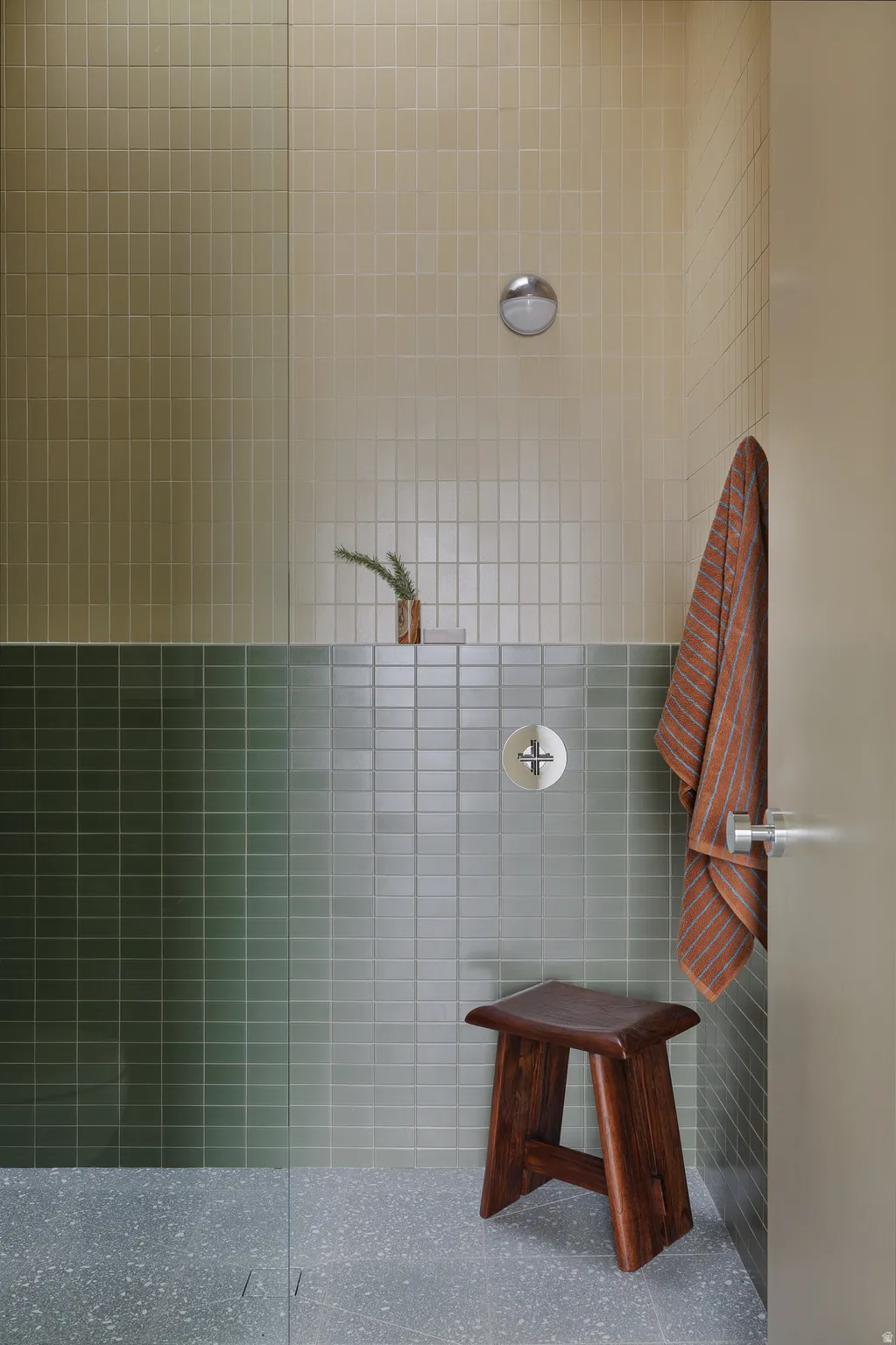 Shower with Skylight in Bedroom 3