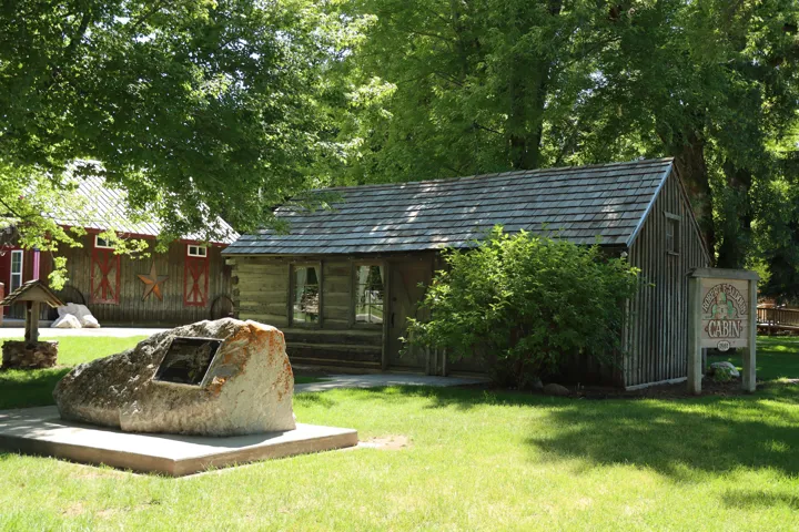 View of outbuilding