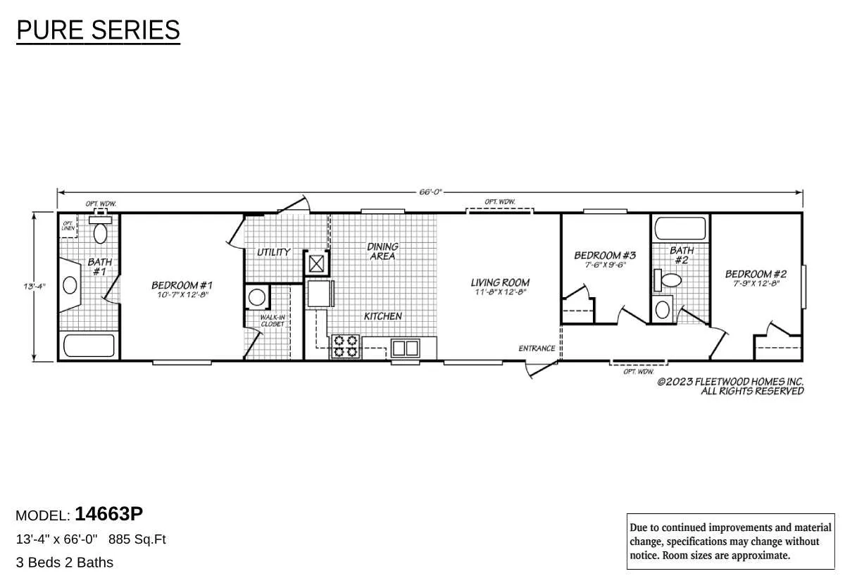 View of floor plan / room layout