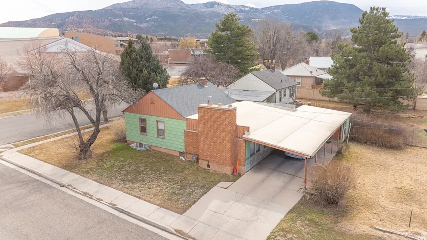 Drone / aerial view of mountains