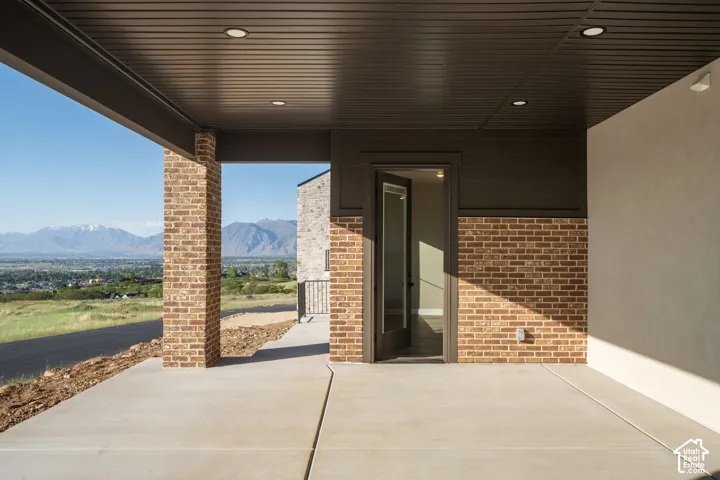 Covered patio and private ADU entrance