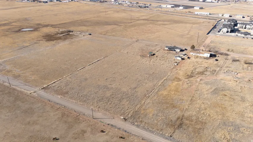 Aerial view of property's location with rural landscape and a desert landscape