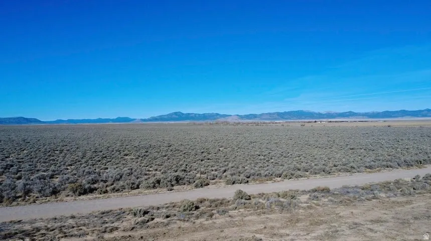 View of mountain background featuring a desert landscape