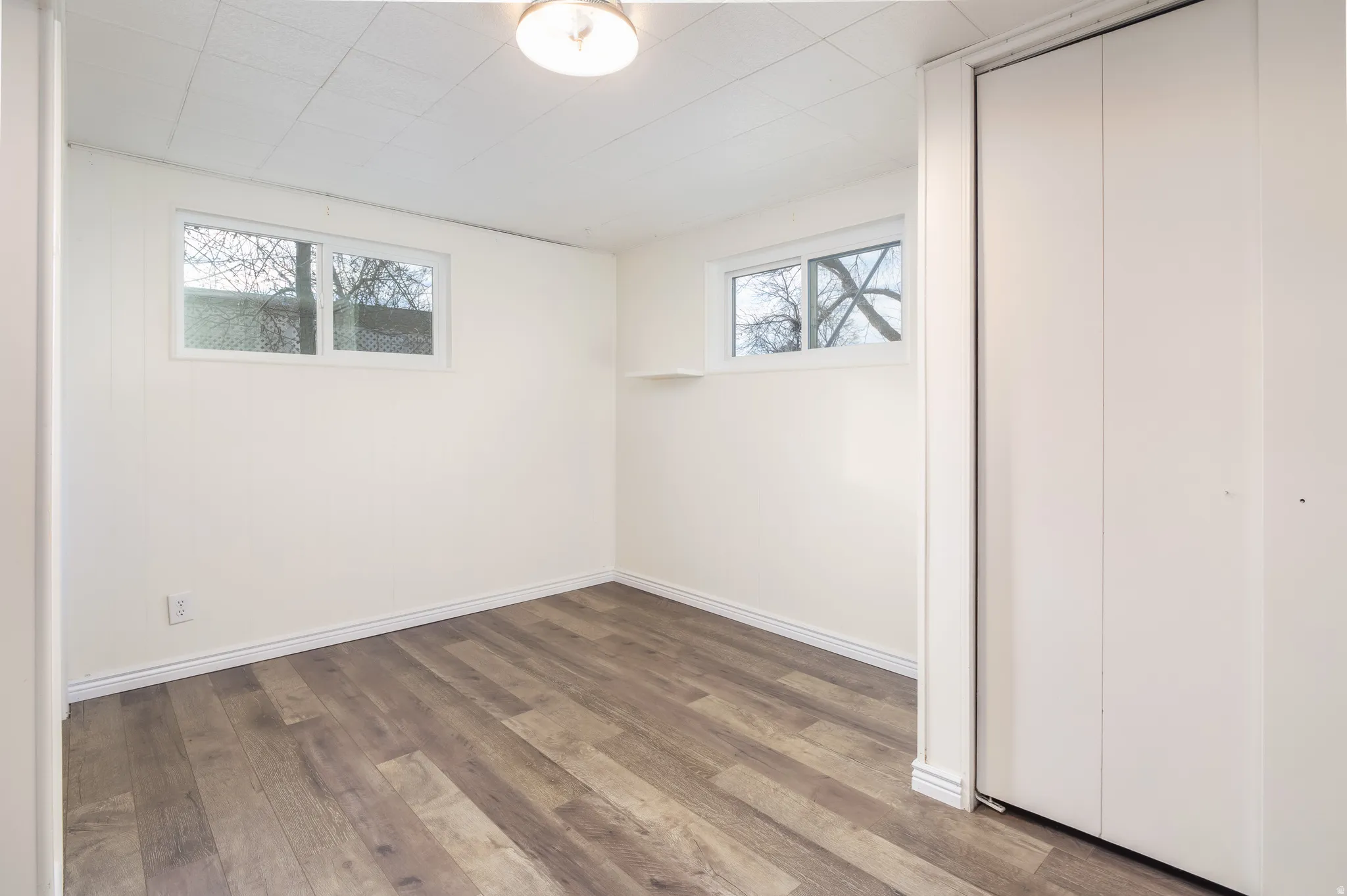 All basement windows upgraded for egress and fire safety