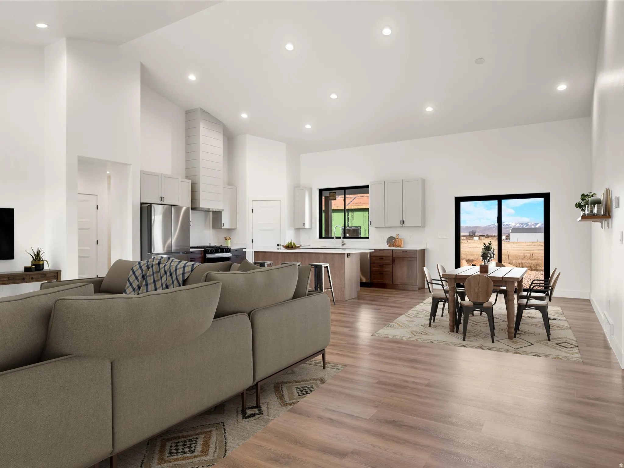 AI Rendered Photo including furniture in home.