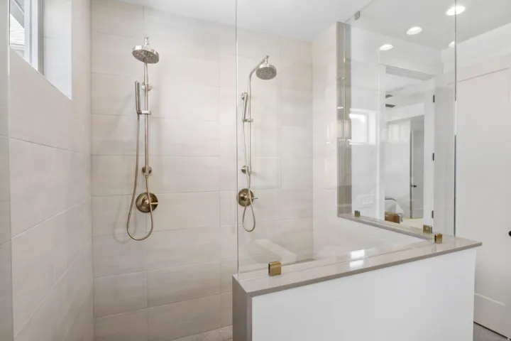 Full bathroom featuring walk in shower