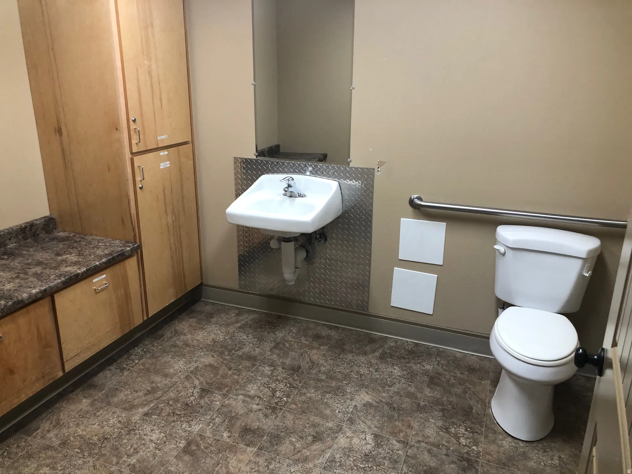 Bathroom with toilet and a sink
