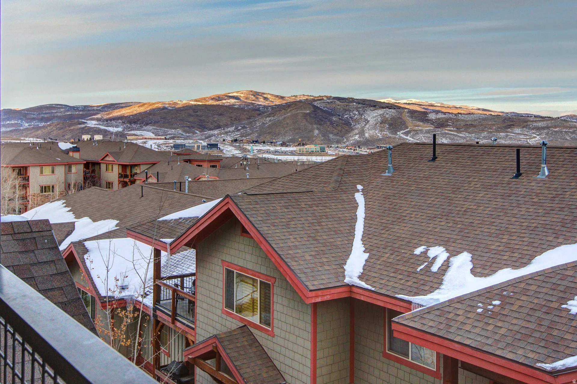 View of mountain background