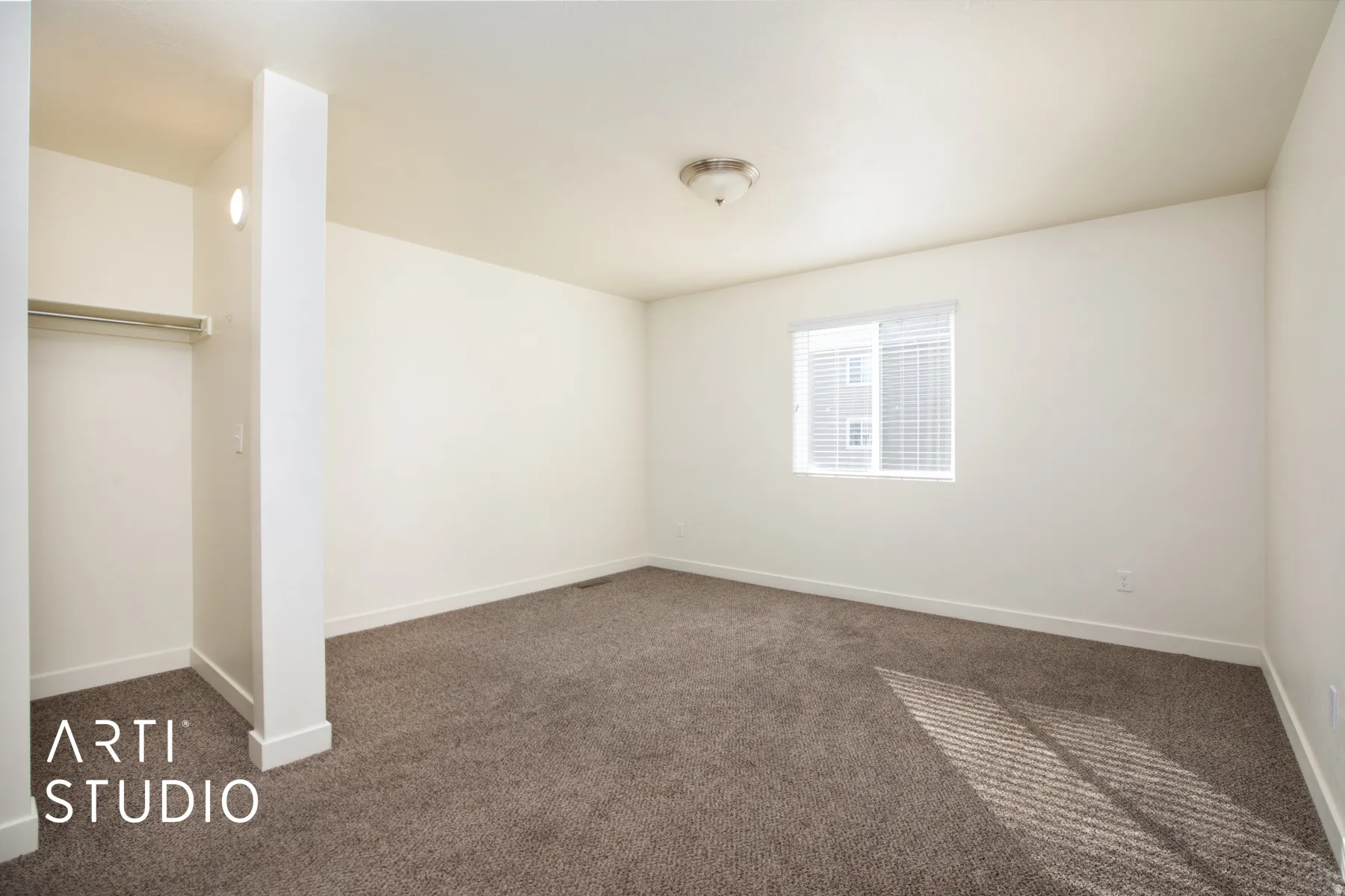 Primary Bedroom and closet