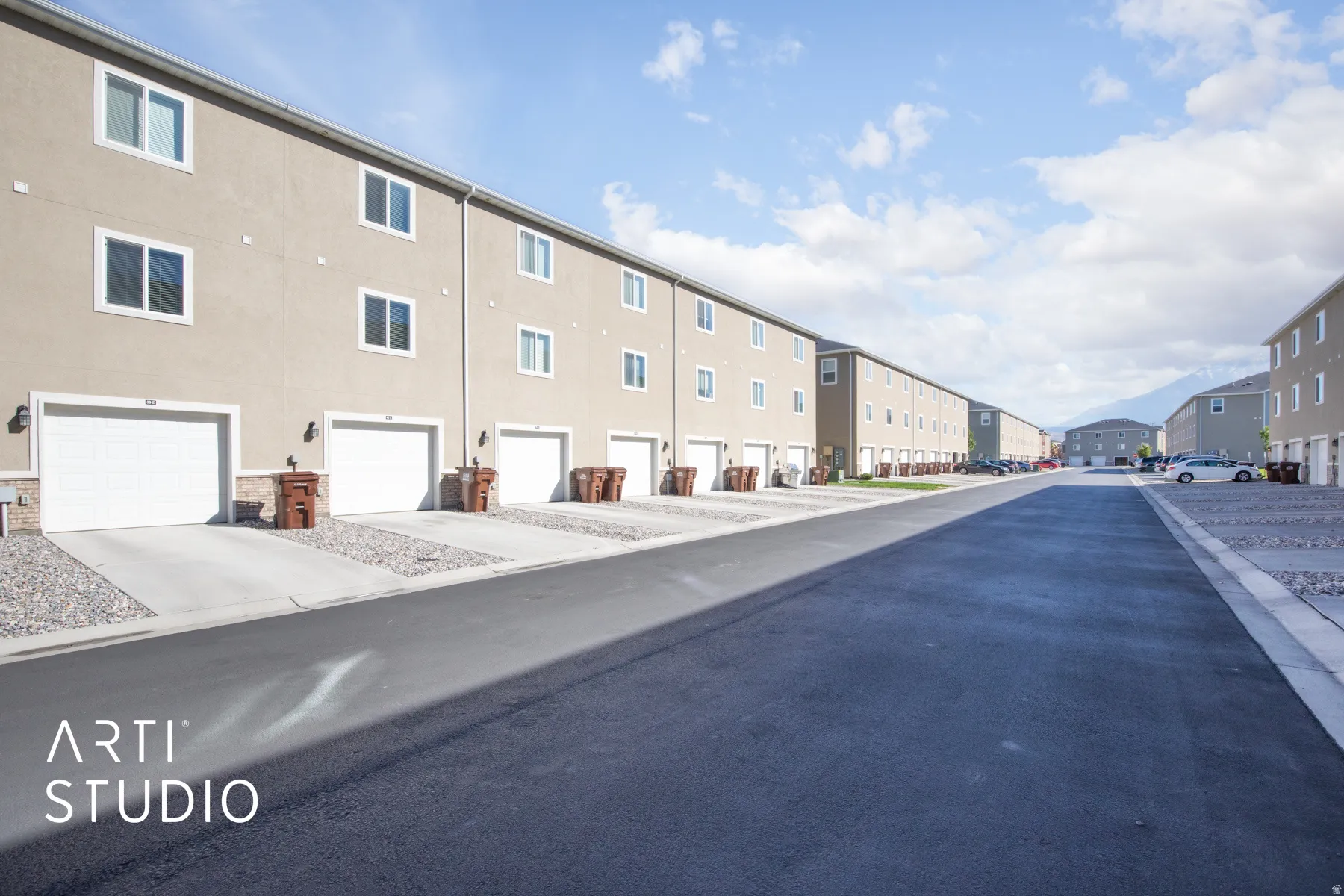 View of asphalt street