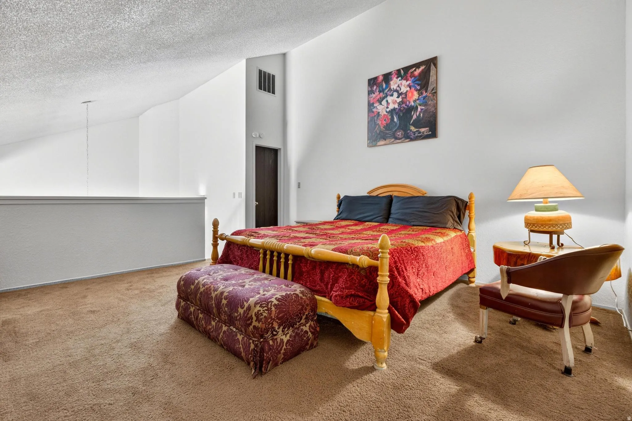 Bedroom featuring carpet flooring