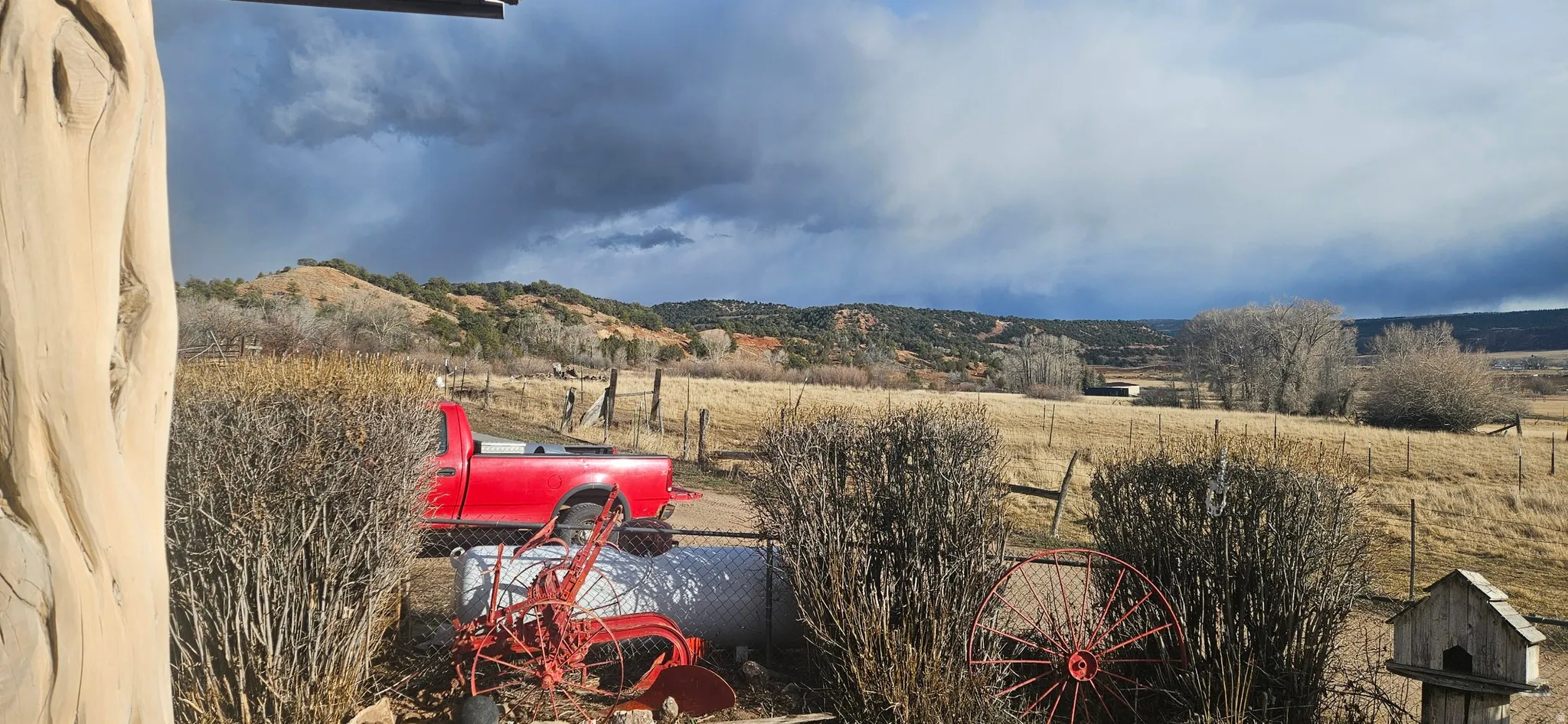 Mountain view featuring rural landscape