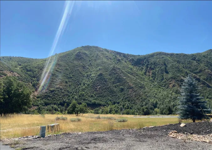 View of mountain background