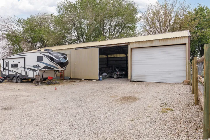 Garage with a detached garage