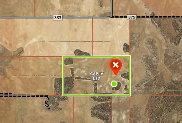 Property has farmed portions and treed areas. Road 333 is North Long Draw Rd.
