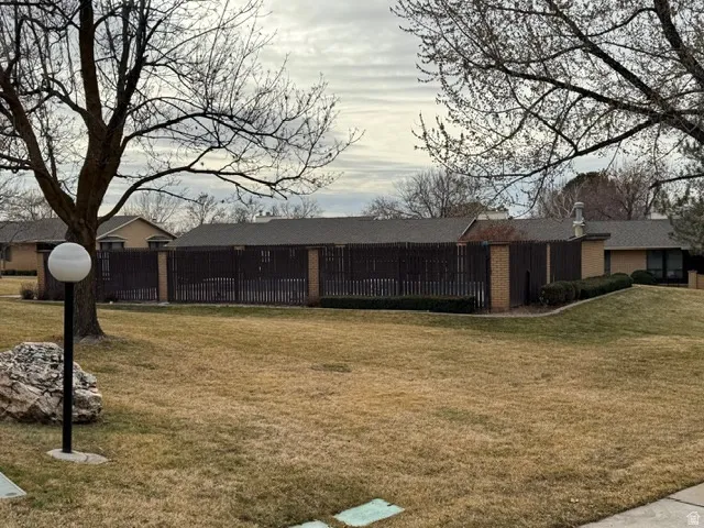 View of front of home featuring brick siding
