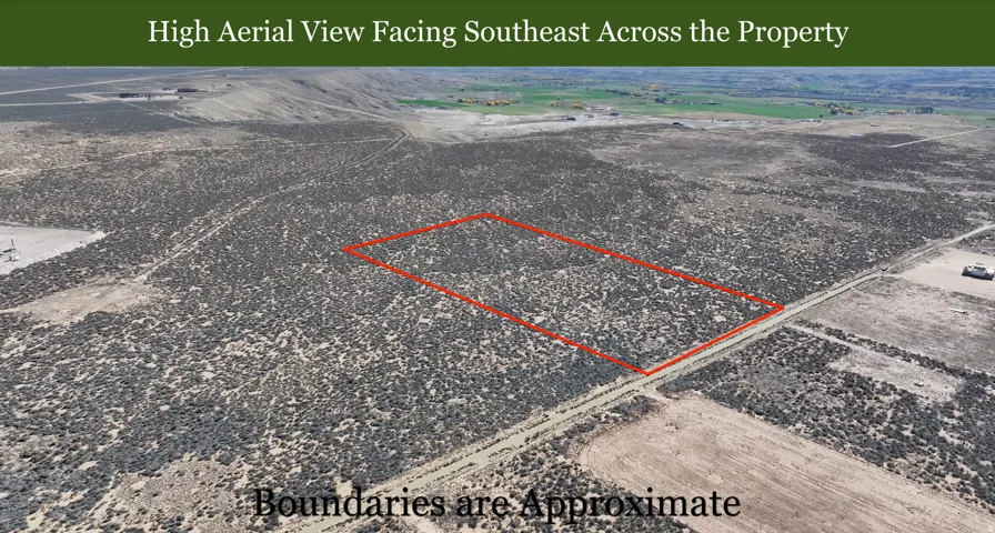 View of property location with property parcel outlined