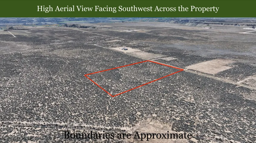 View of property location with property parcel outlined