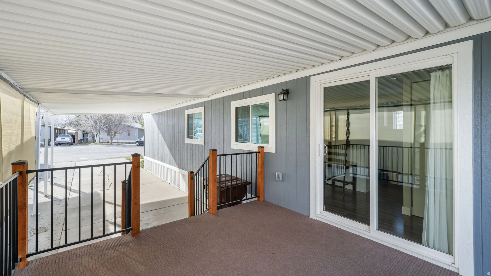 TWO decks create the perfect setup for relaxing, entertaining, or soaking in those Utah evenings