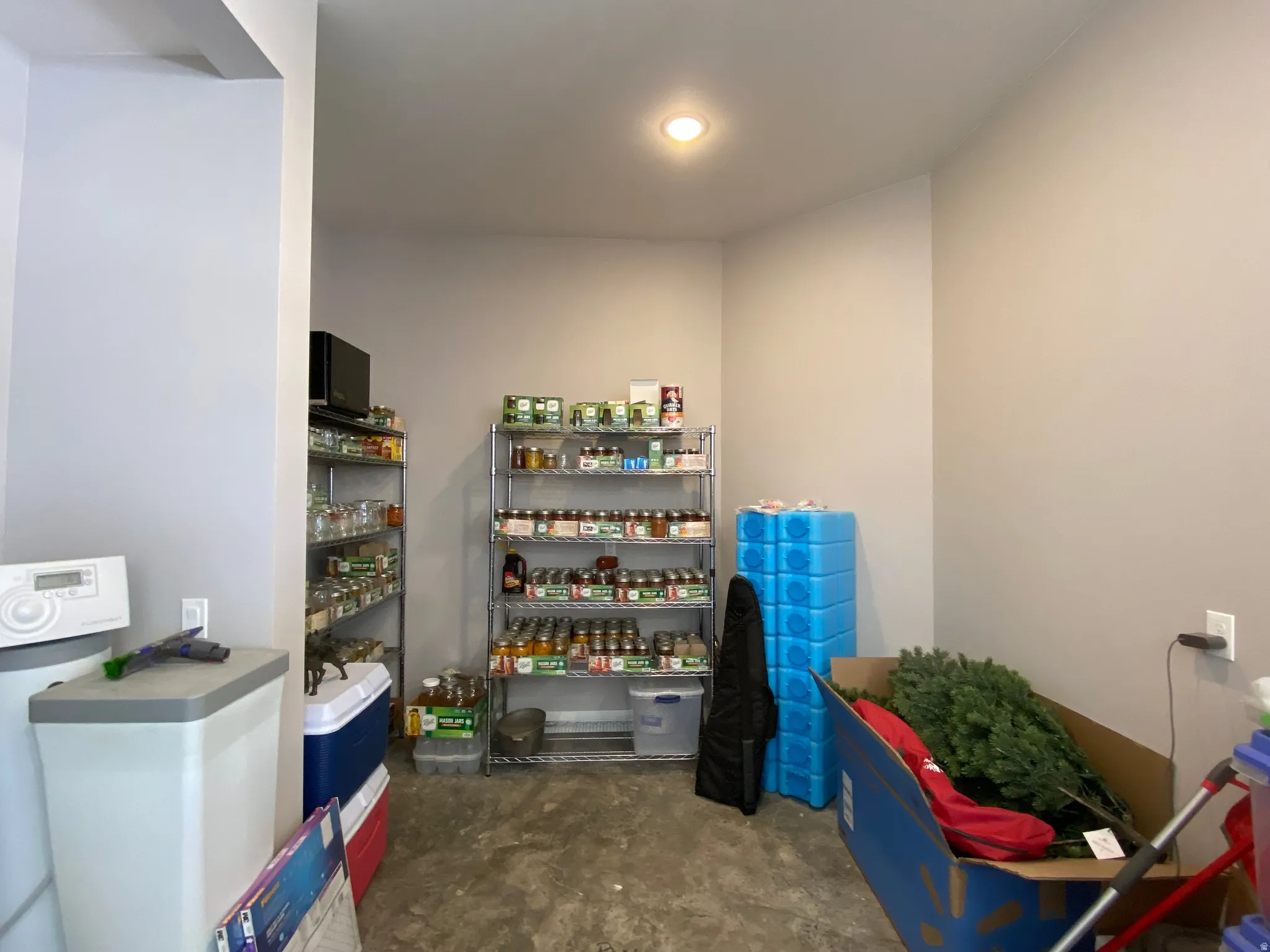 View of storage room