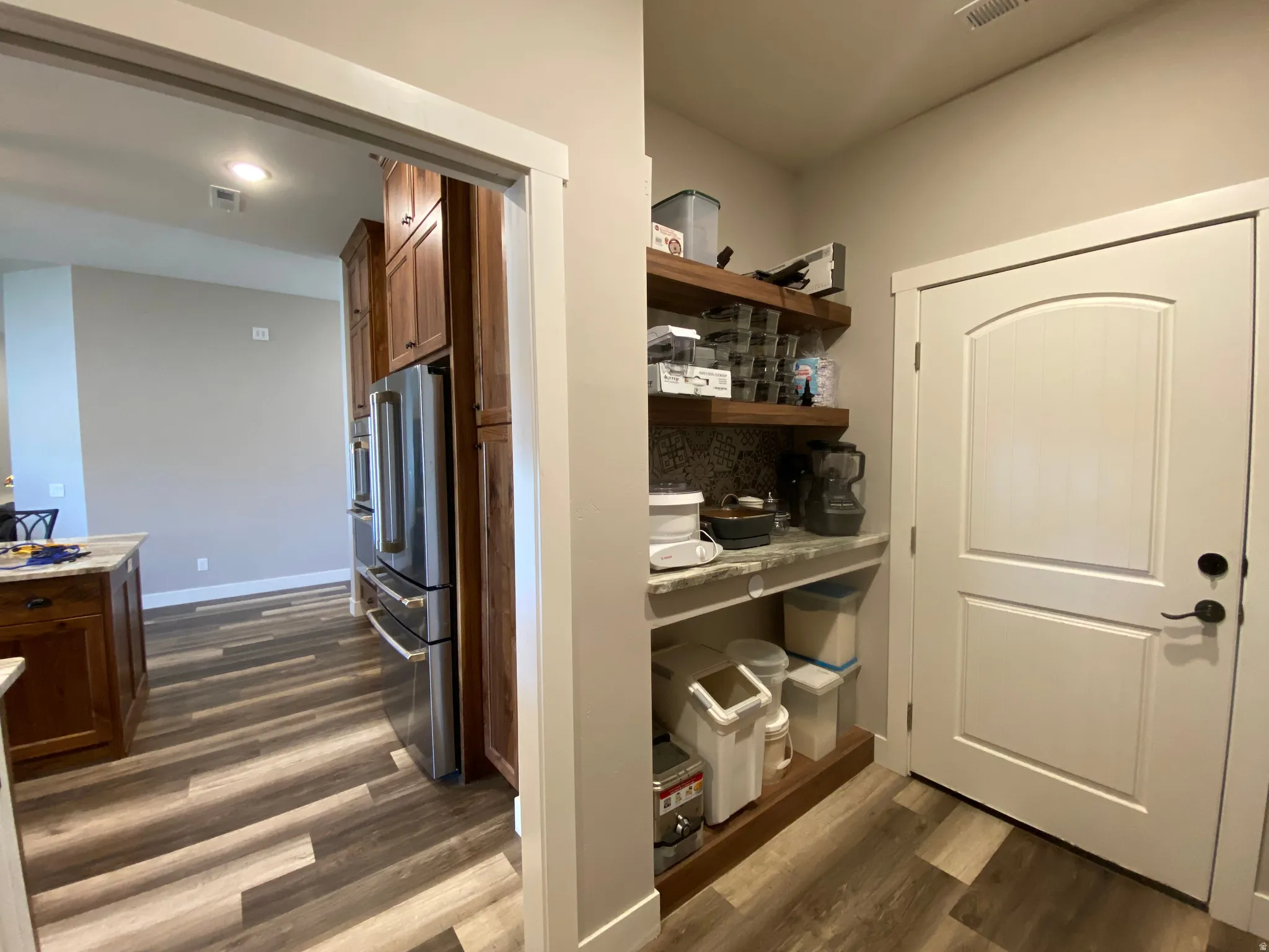 View of storage area