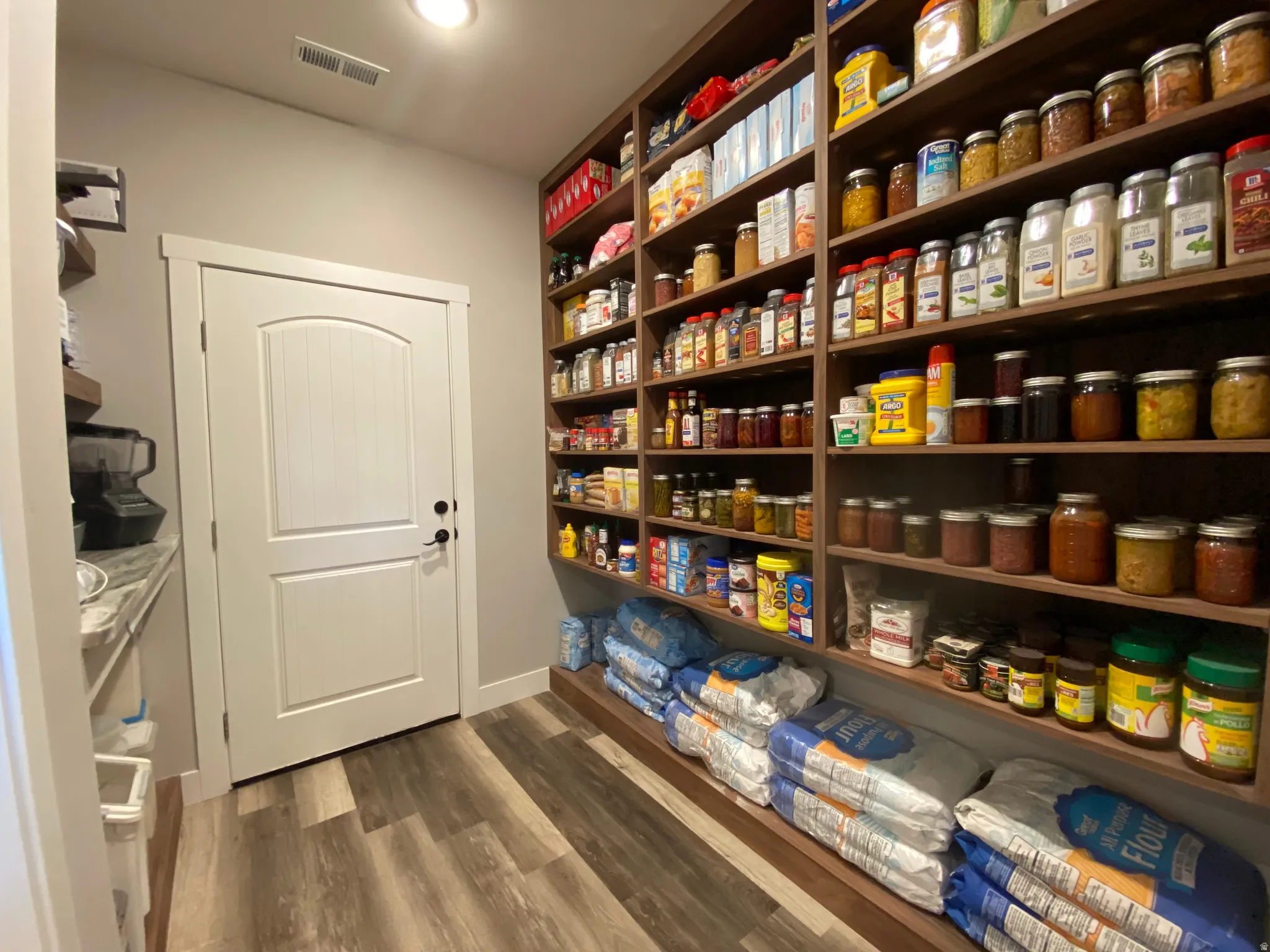 View of storage area