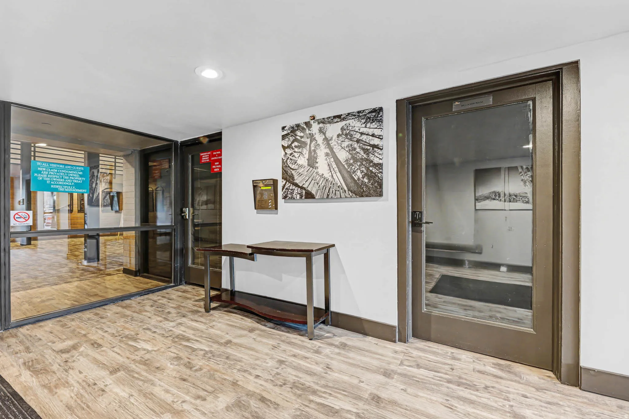 Ski Lockers available to rent here in lobby!