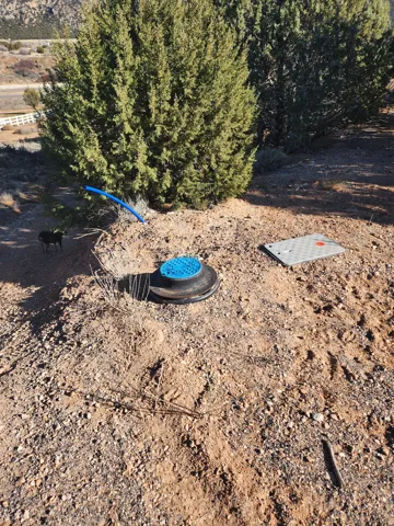 Exterior view of a water meter