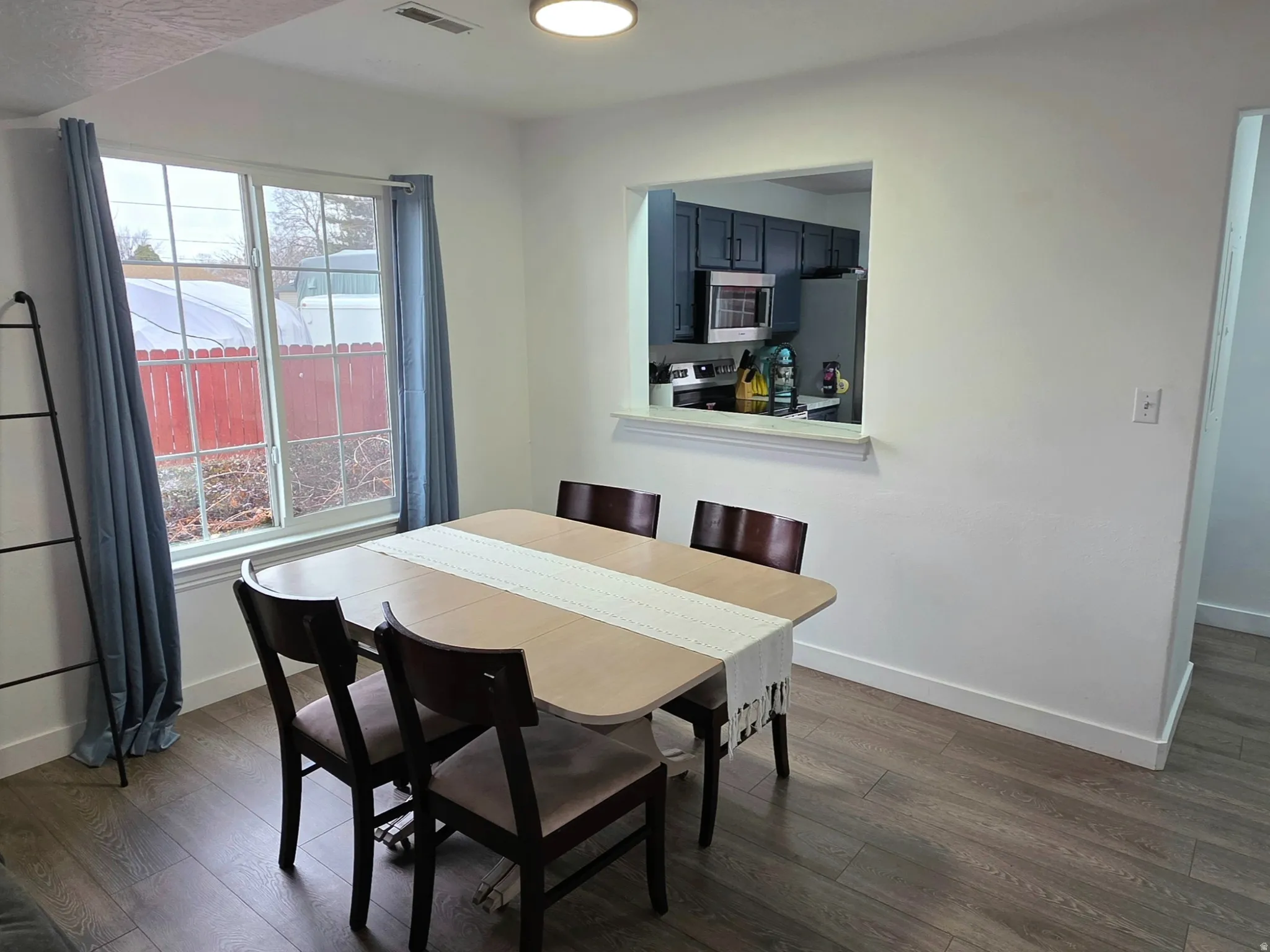 Dining area with plenty of natural light
