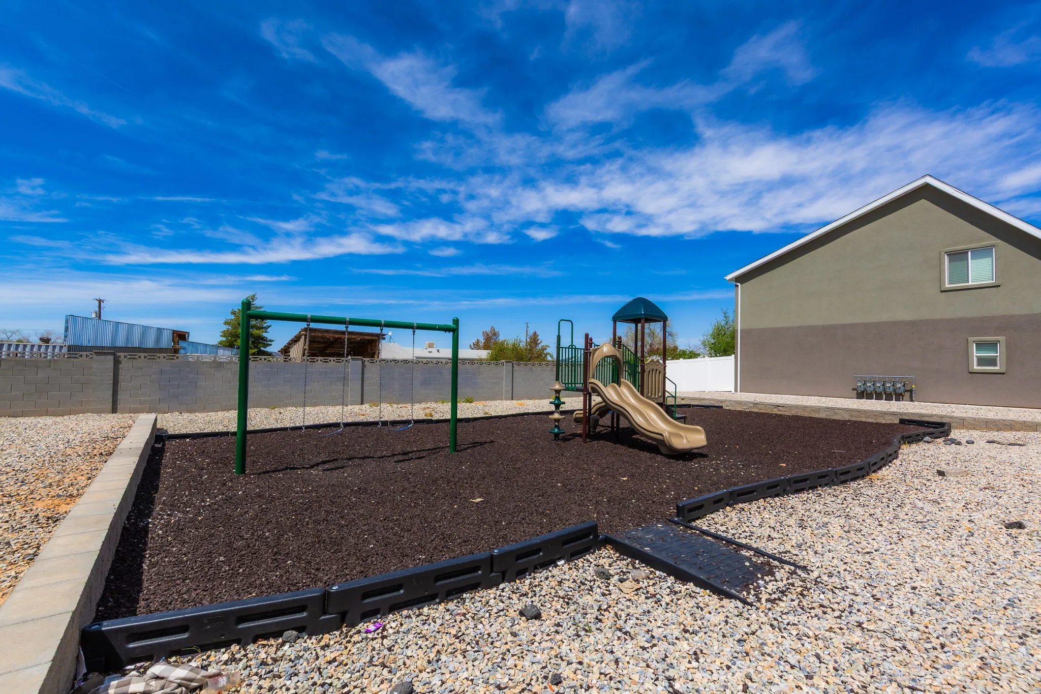 View of community playground