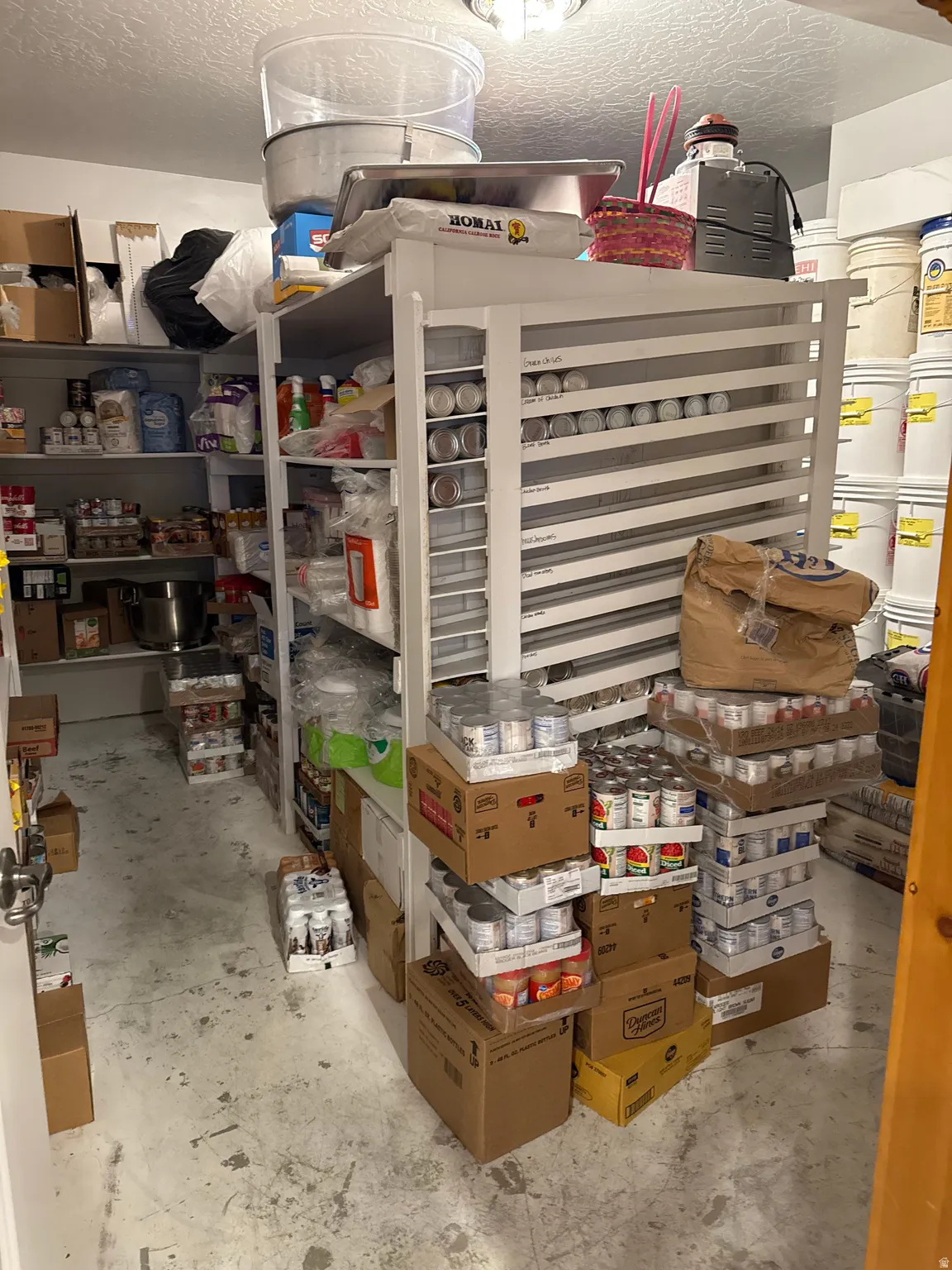 View of storage area