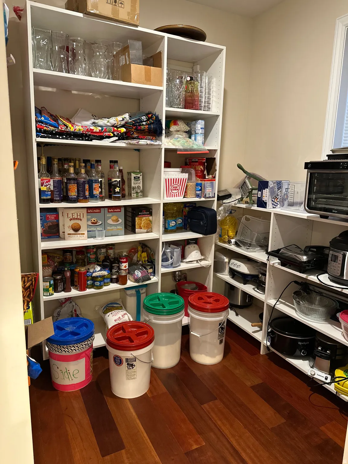 View of storage area