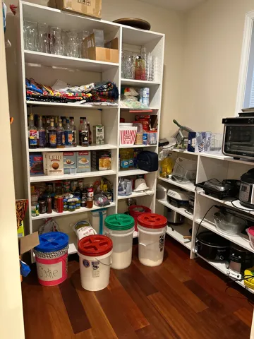 View of storage area