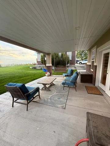 View of patio